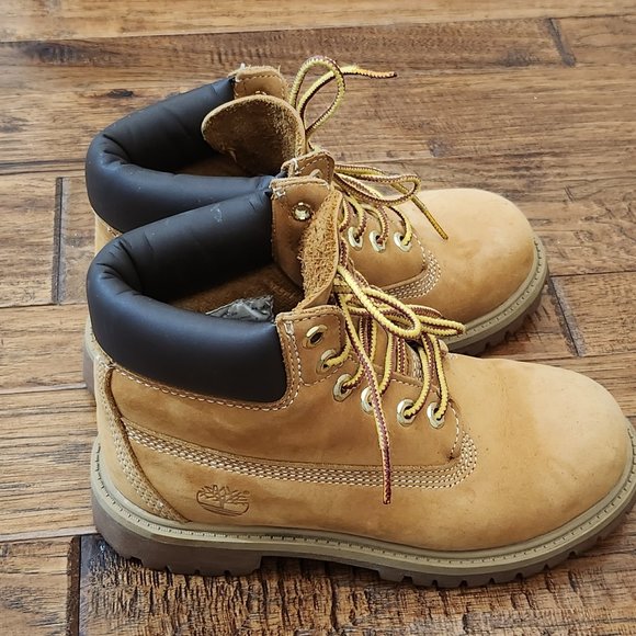 Timberland Premium New Buck Kids Suede Waterproof Boots Size 1